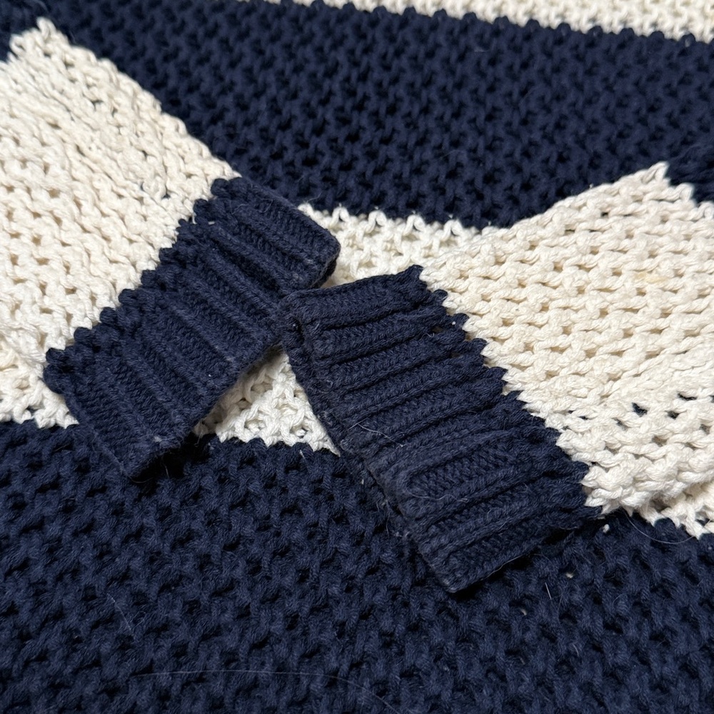 Joe Fresh Navy and White Knit Sweater - Picture 5 of 7